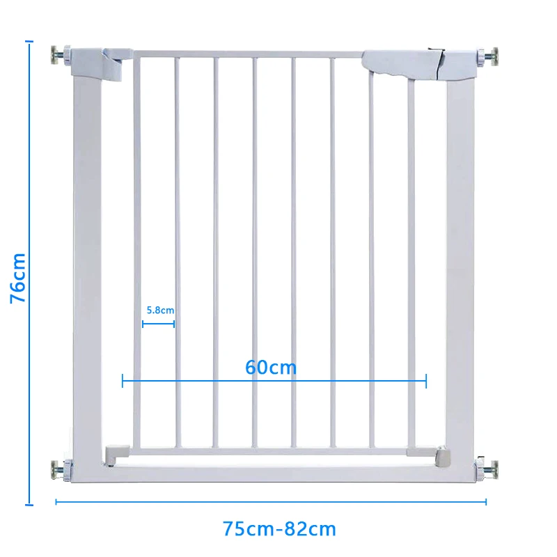 Adjustable Metal Door Guardrail Security door stopper child safety products The Infant  Products Baby Home baby safety fence