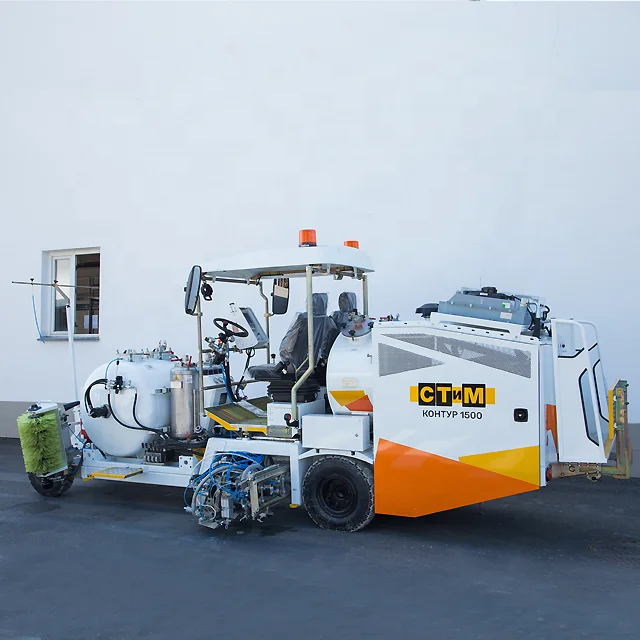 KONTUR 1500H Self-Propelled Module Cold Plastic Paint Glass Beads Road Line Marking Machine