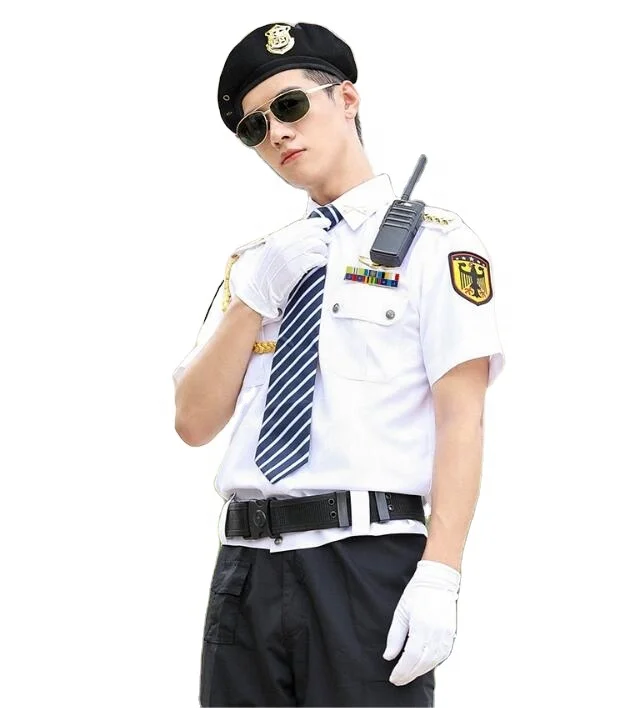 Новый дизайн, белая рубашка, дизайнерская рабочая одежда, охранная форма