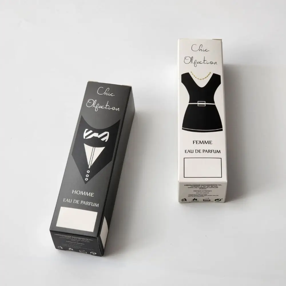 Custom Luxury Hot Stamping CMYK Printing Perfume Paper Packaging Box for Bottle Suitable for men and women