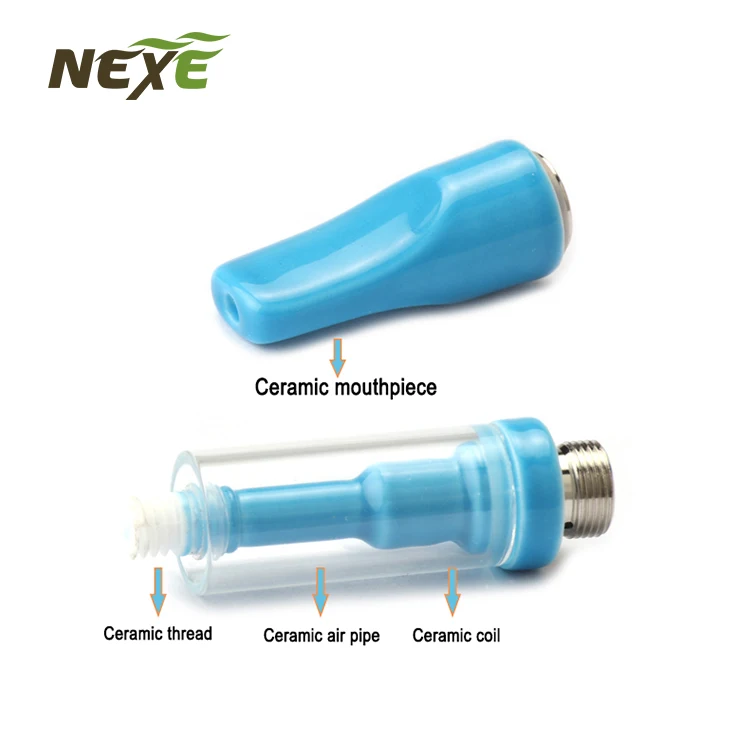 
California heavy metal test pass ppm<0.5 Empty Ceramic Cbd cartridge for thick oil 