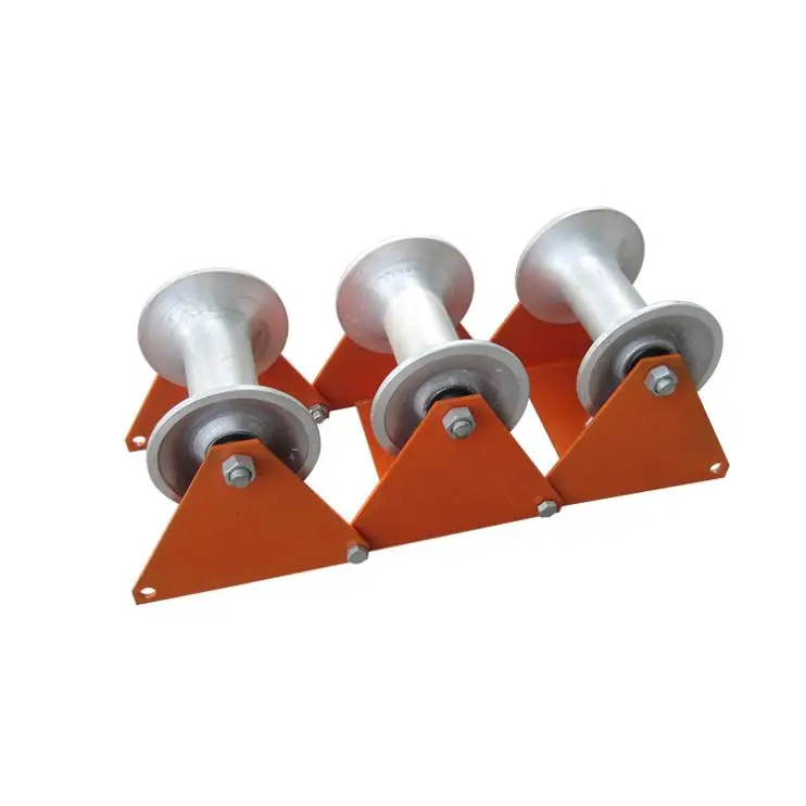 Manhole Corner Triple also called Triple Cable Pulley are used for paying off cable in underground cable construction