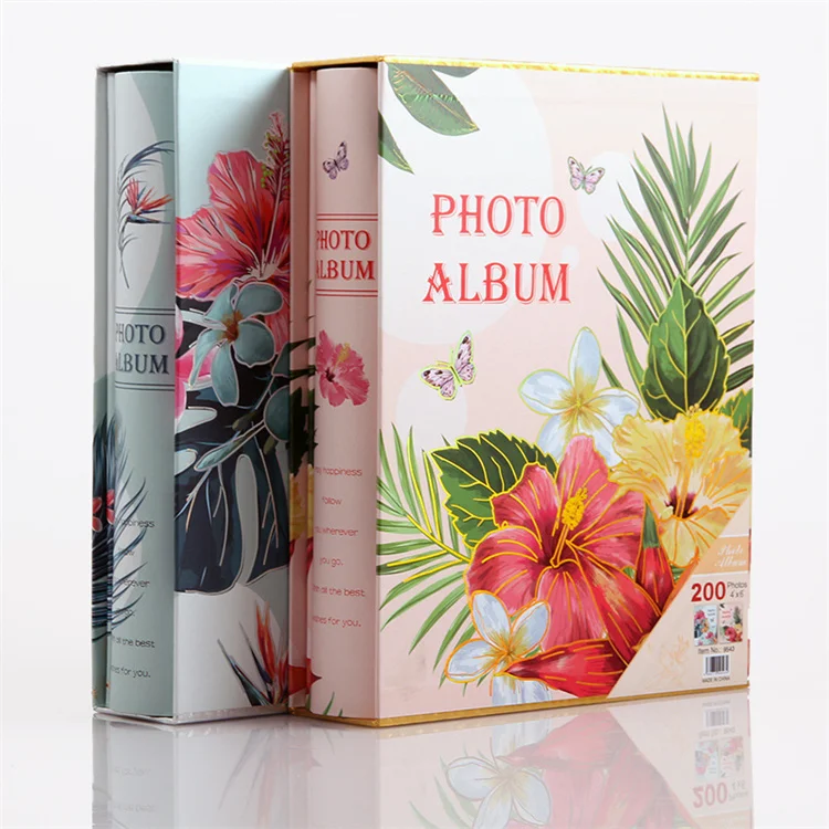 4*6IN Photo Album 200 Pockets Picture Storage Scrapbooking Picture Case Baby Photo Album Frame For Kids Children 6 inch 200