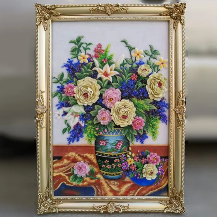 bulk home use beautiful 40*50 wood carved picture frames