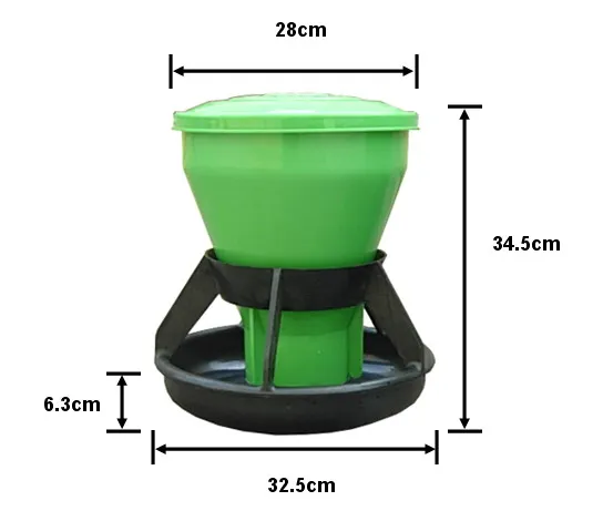 High quality used to feed baby pigs capacity 5 KG automatic  plastic pig farm equipment piglet pig feed trough feeder