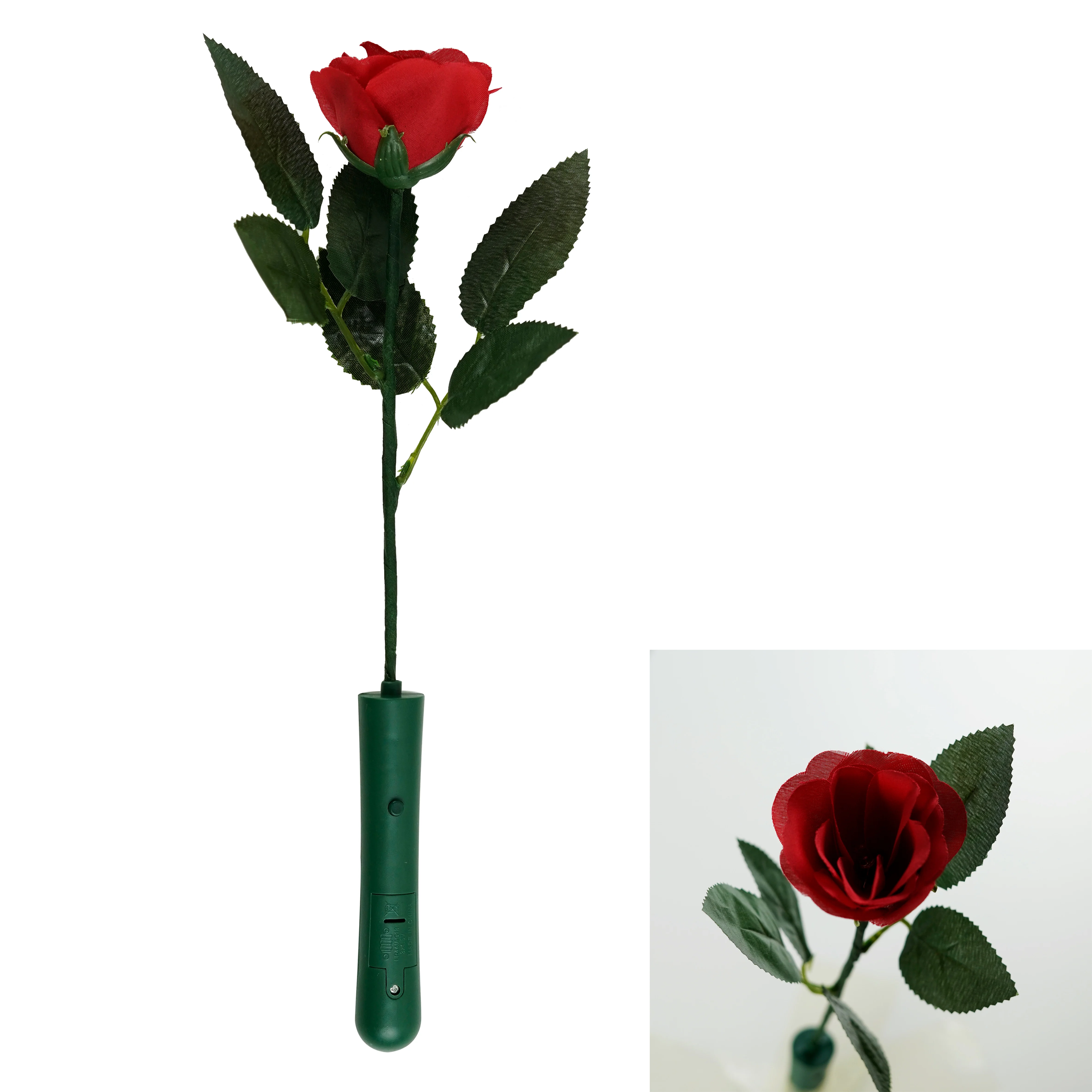 Single LED ROSE Flower Valentines Mothers Festival Day Wedding Decoration Soap Rose Artificial Flowers For Gift
