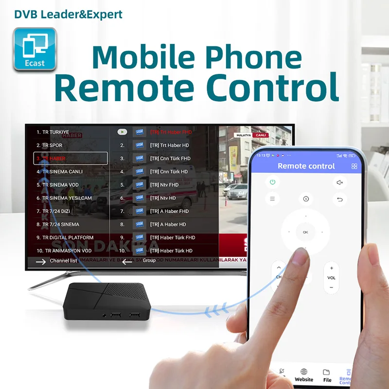 free tv channel sks iks dc 12v h.265 h264 hevc dvb s2x satellite signal receiver