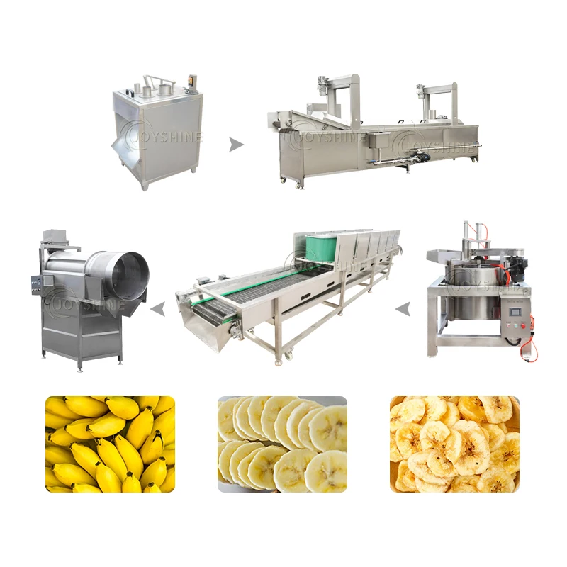 Small scale plantain chips production line banana chips making machine fruit chips production line
