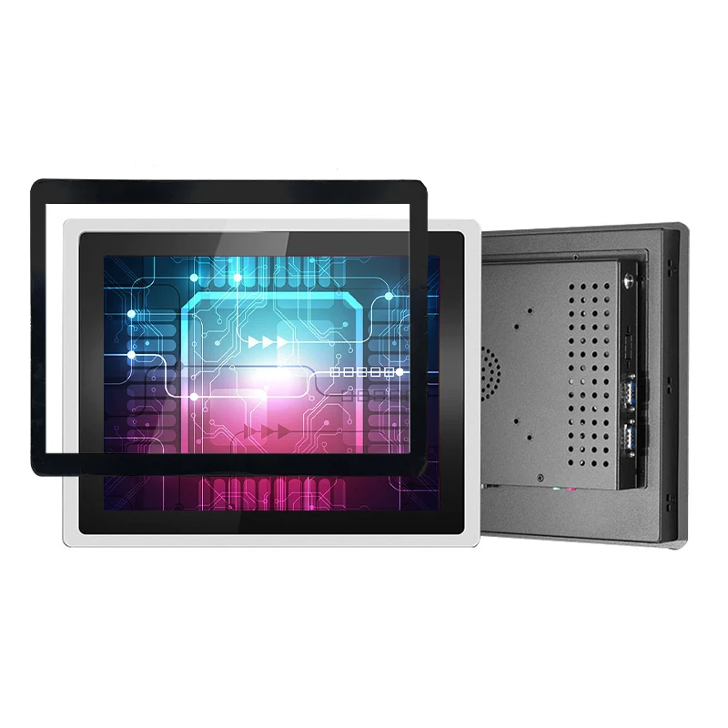 Open frame sunlight readable 12.1 inch high brightness LCD capacitive touch screen display