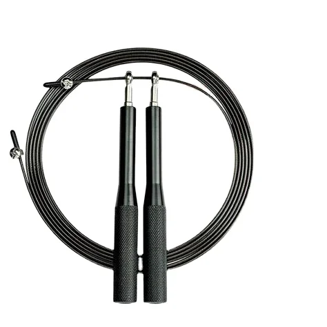 High-Speed Aluminum Metal Heavy Exercise Jump Rope Sweatband with Steel Wire for Speed Jump and Skipping Fitness Equipment