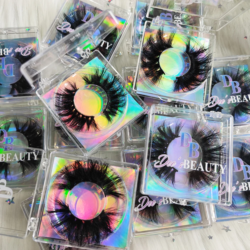 wholesale vendor 25mm bulk real 3d mink eyelashes vendor lasheswholesale siberian real mink eyelashes with color