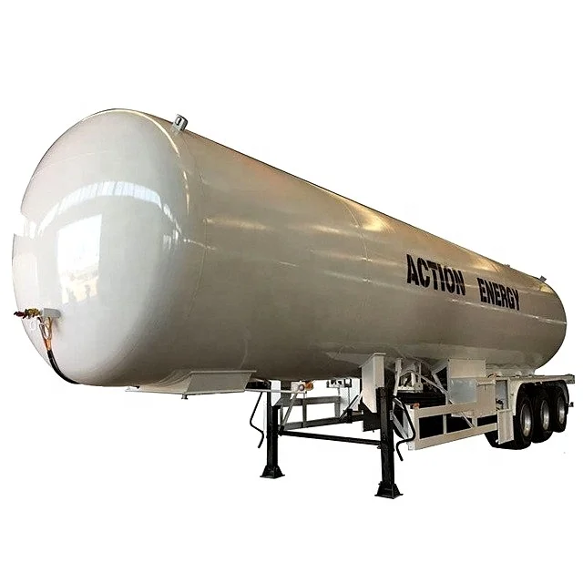 60000 liters Cooking Lpg Gas tank Trailer 30mt Propane Tanker Semi Trailer Philippines