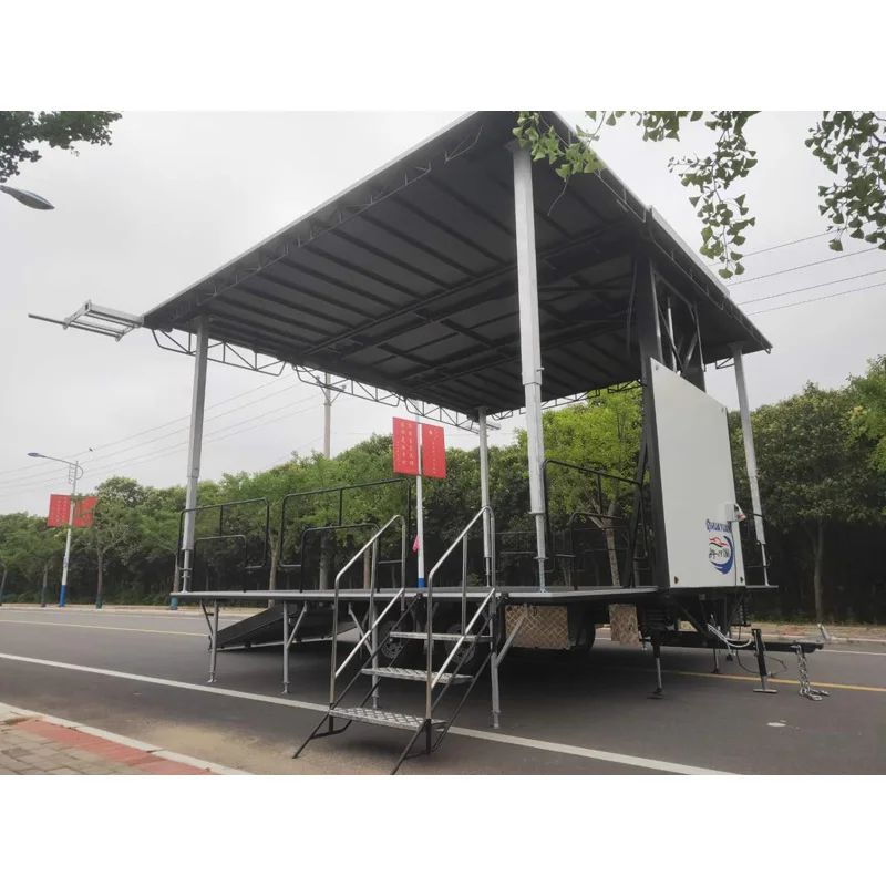 Mobile Stage Trailer-SINOSWAN ST50 Led Mobile Portable Concert Stage Trailer