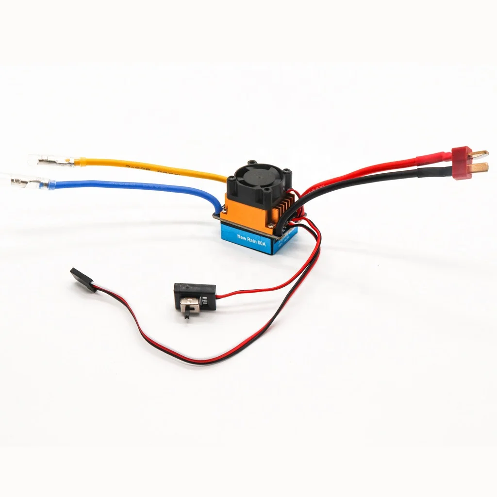 RC 480A водонепроницаемый щеточный контроллер скорости ESC с 5V/3A BEC для радиоуправляемого автомобиля грузовика лодки Hsp Redcat hpi осевой Traxxas Tamiya