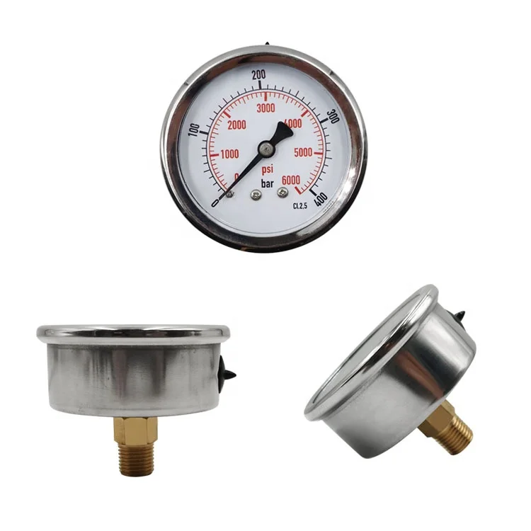 Lazer Welding Pressure Gauge 200 Psi Stainless Steel Gauge Oil Pressure