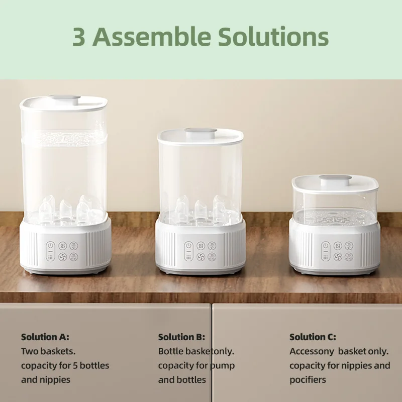 Wholesale 6 in 1 baby toys sterilization portable electric bottle steam sterilizers for baby