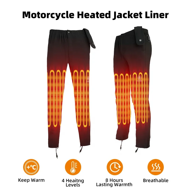 Electric Warming Heated Jacket for Motorcycle Riding - 12V
