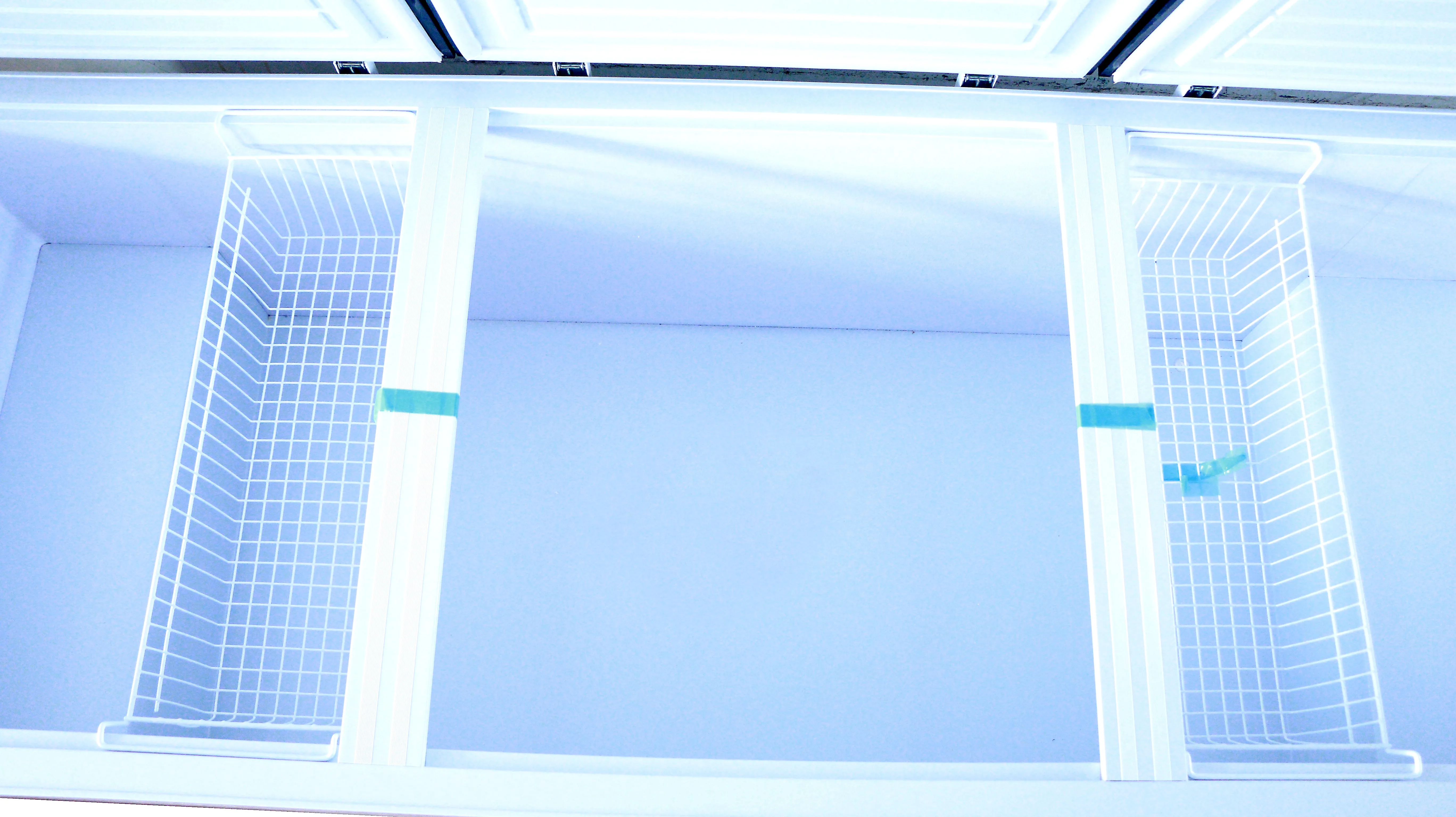 900L three-door Top Open Door Chest Deep Freezer Large capacity New Product Supermarket Freezer