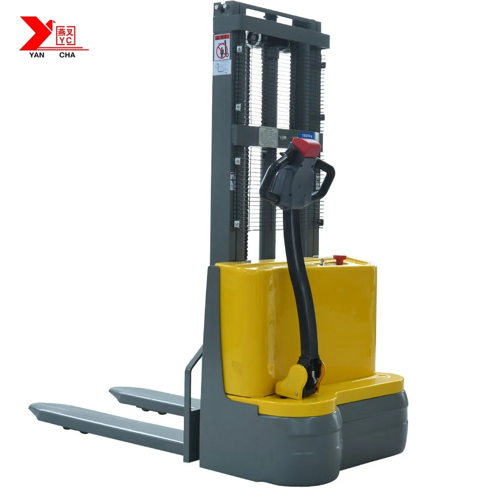 walkie full electric pallet stacker 3.0m lift height 1 ton 2 ton good price