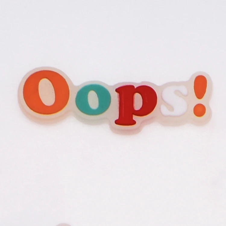 Custom Design 3D Laser 5 Panel logo Glow in Dark love Vip Kiss Oops Pvc Soft Rubber Patch for Clothing Bags Shoes