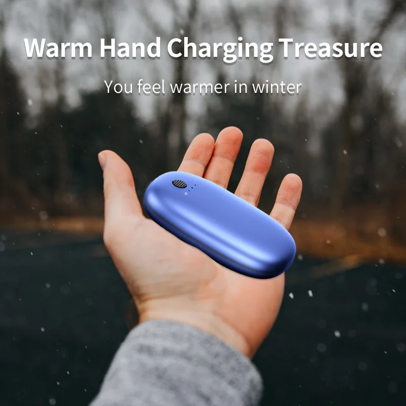 Customized rechargeable hand warmer hot hands bags hand warmers power bank loop