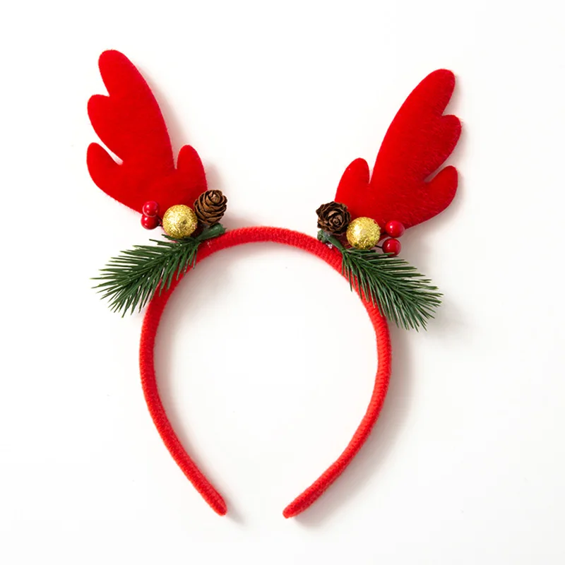 Best sellers wholesale promotion gift for christmas season christmas antler decorative headband