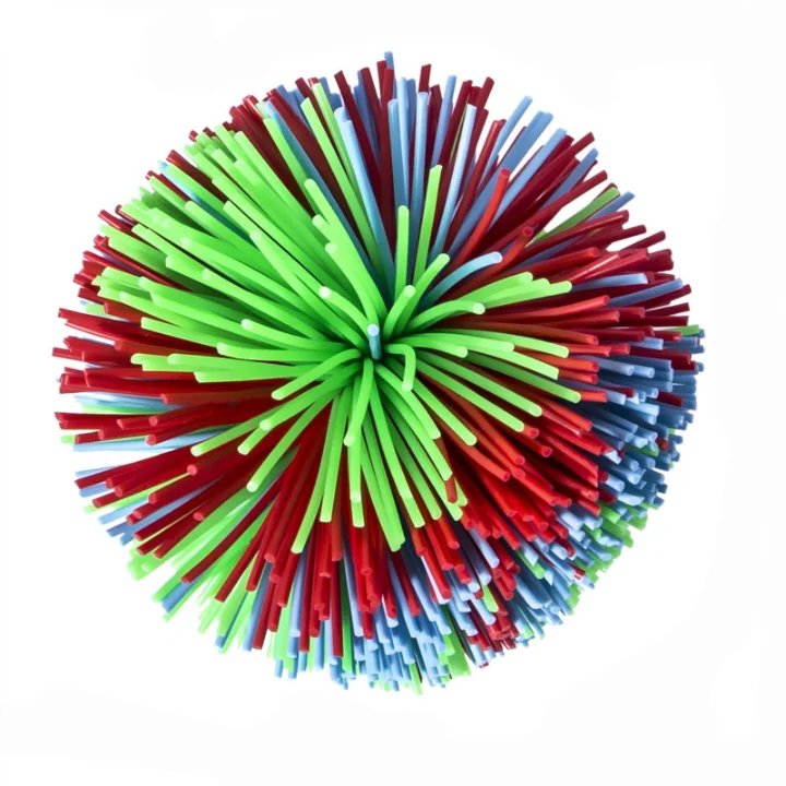2022 new hot selling monkey stringy balls, silicone fluffy juggling bouncing koosh ball