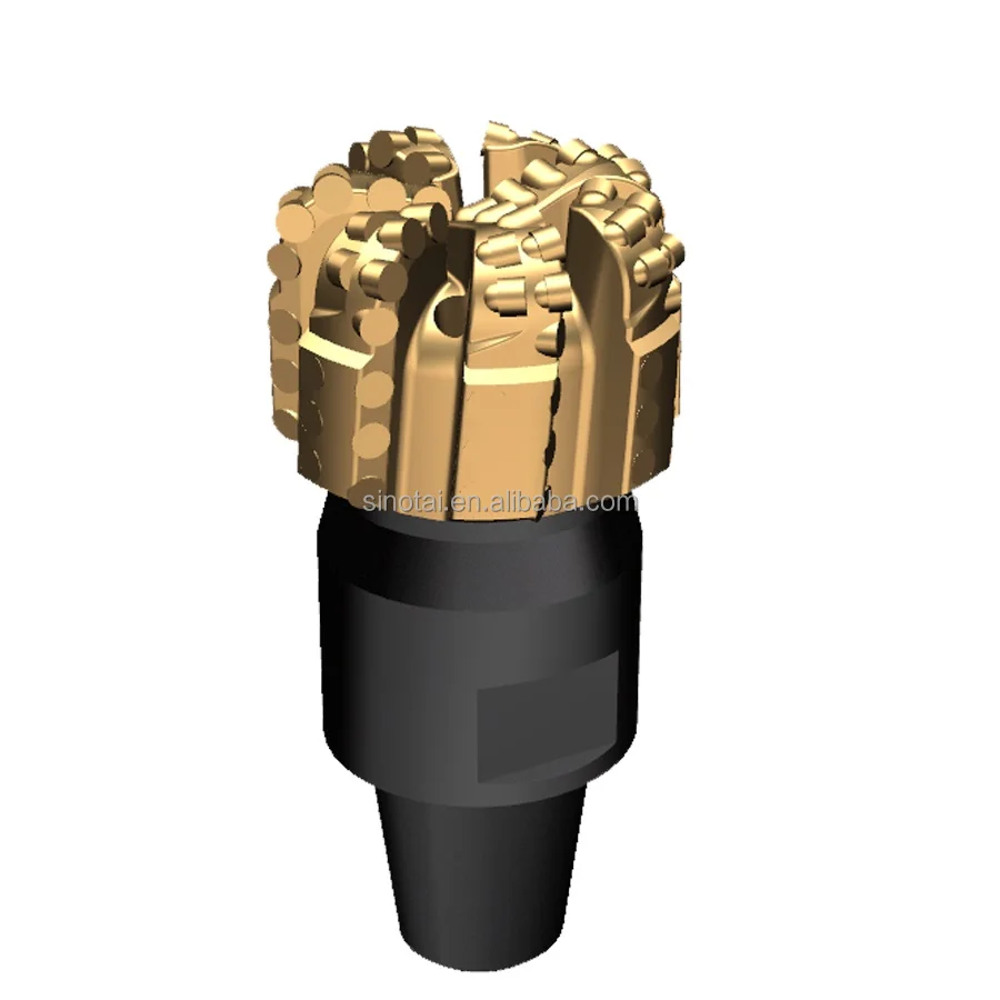 new design wholesale drag bit 120mm with 5 alas  pdc drill bit   5 1/2 inch scrap Vietnam for oil drilling