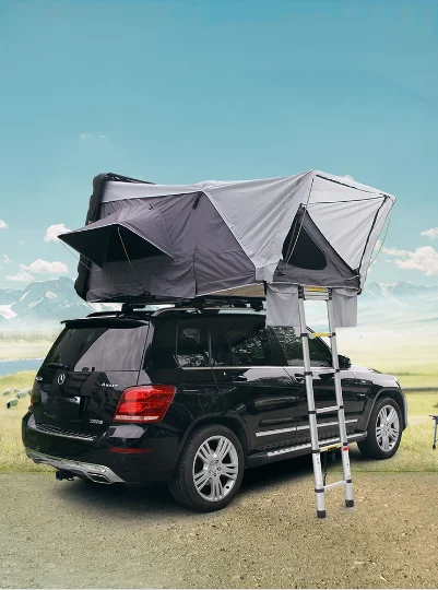 Fully Automatic Outdoor Hard Shell Folding Car Roof Tent for Off-Road & Camping Self-Driving Tours