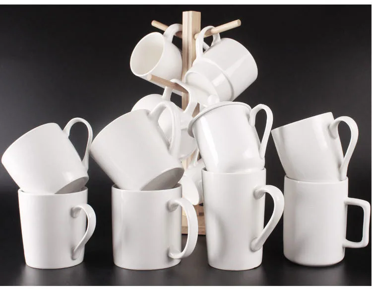 Wholesale creative gifts cheap printed sublimation porcelain ceramic coffee cup mug