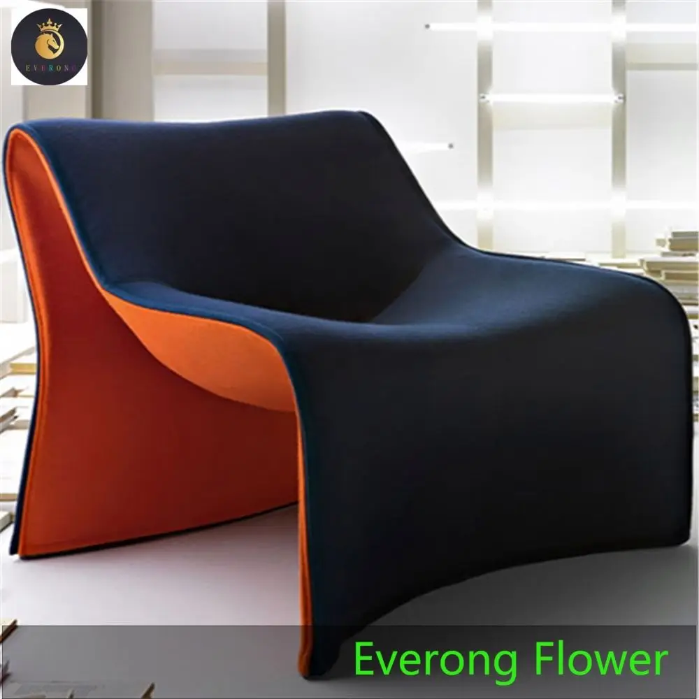 2022 Hot selling  Living room 181 cloth lounge chair high heel shoe leisure chair by fabric upholstery