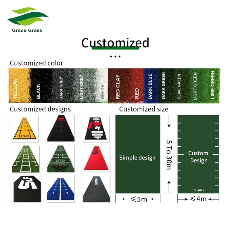 
Outdoor Gym Flooring Grass for Pushing Blue Sled, Gym Mat/ 