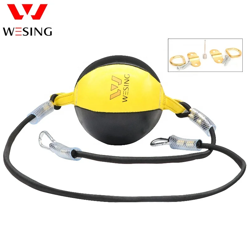 Wesing Custom Speed Bag Boxing Punching Reflex Ball Wall Mount Leather Boxing Speed Bag