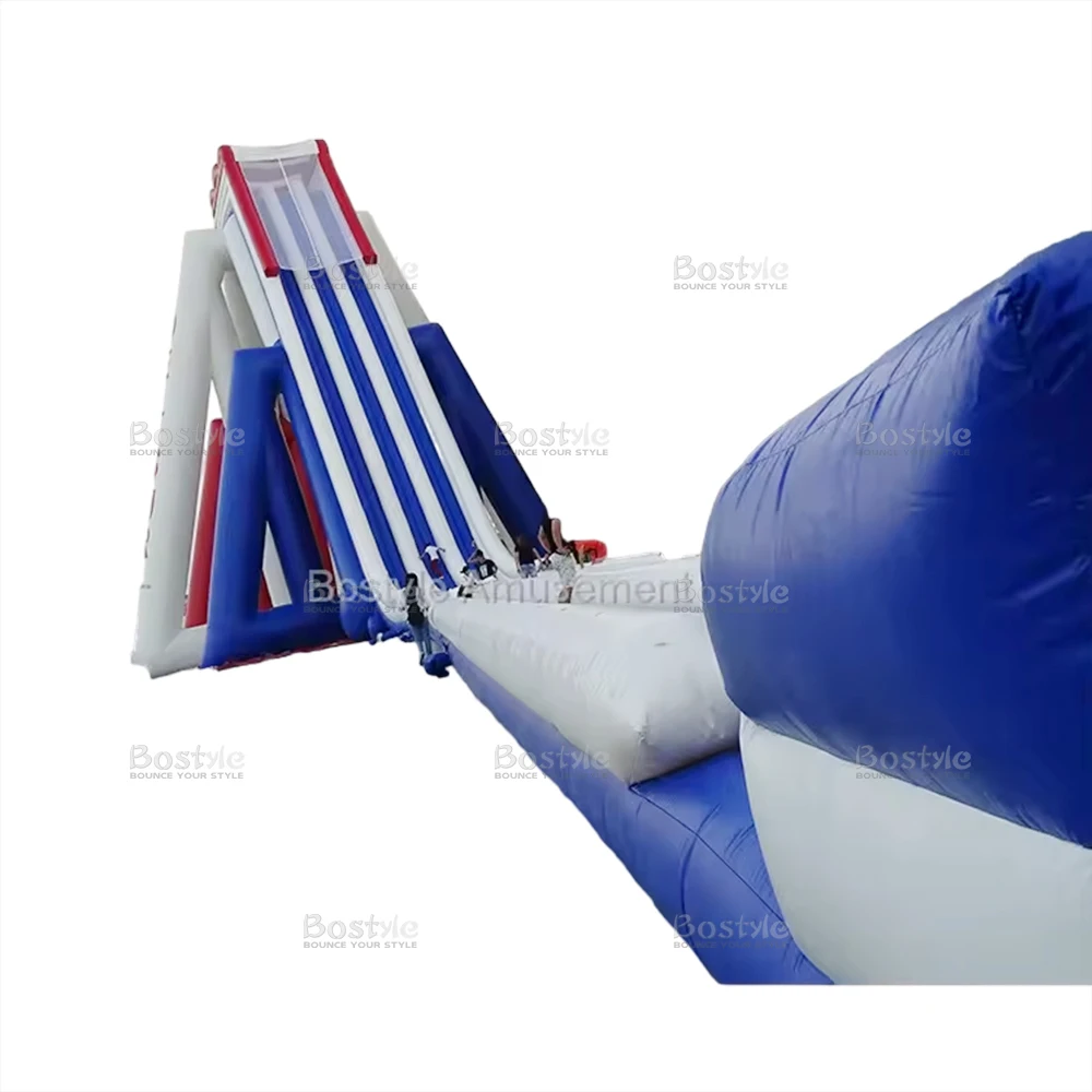 20m Height crazy large water park slide commercial inflatable water slide for Adults
