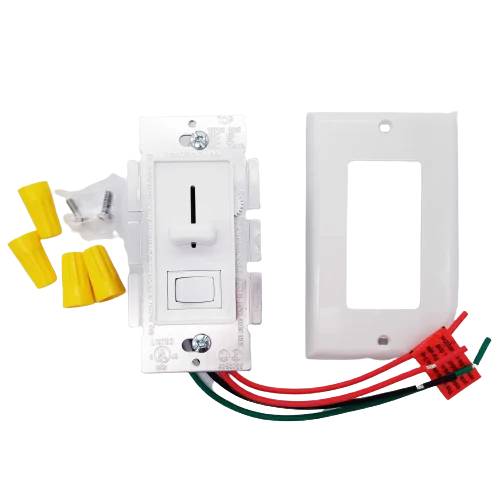 Hot Sale Max 600W 3-Way panel mounting Wall Slide Dimmer with on off rocker switch