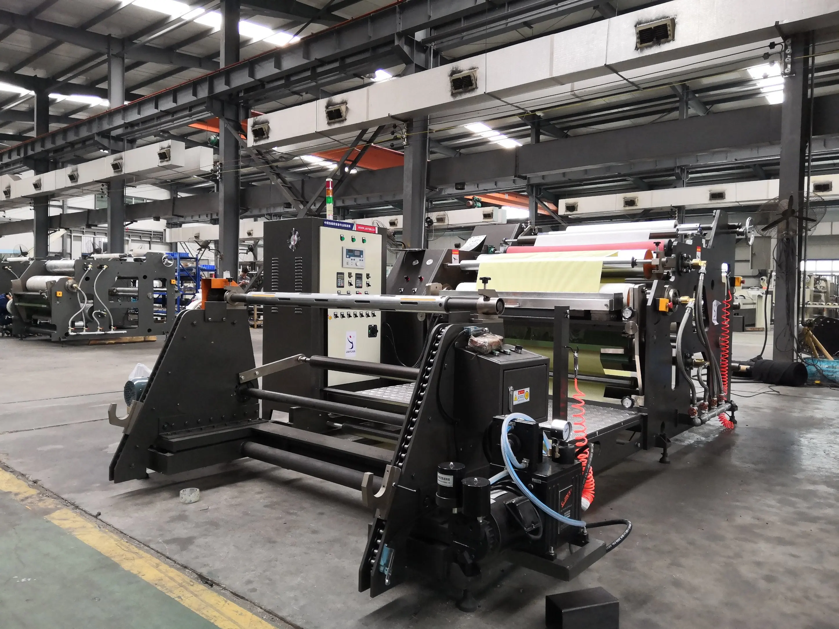 High Safety Level Hotmelt Lamination Machine Hotmelt Coating Machine Hot Melt Roller Coater For Double Sided Adhesive Tape
