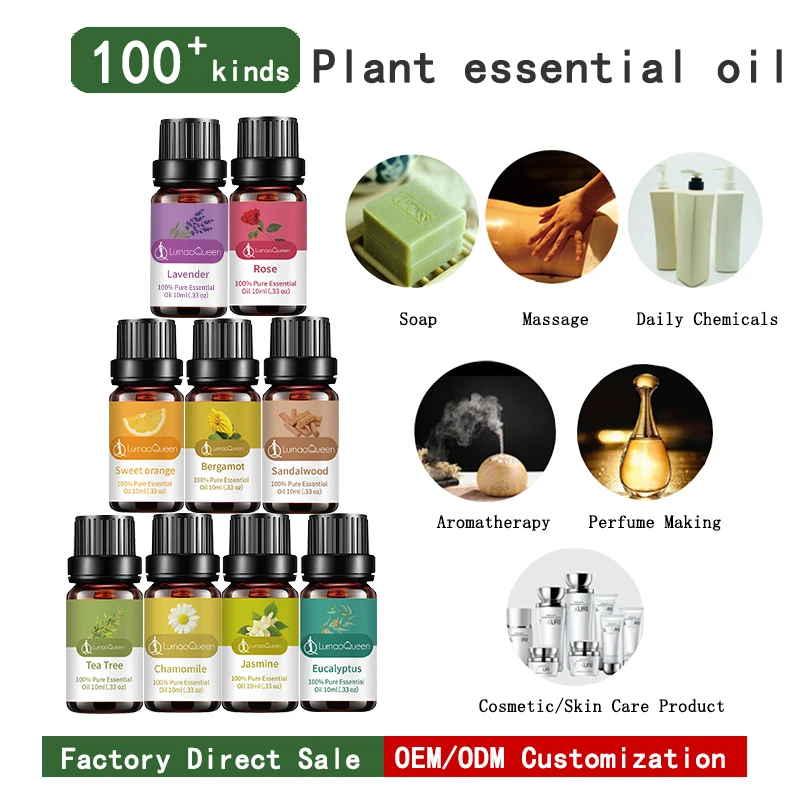 Cheapest Price 10ML Essential Oils Wholesale 100% Pure Essential Oil for Candles Plant Extract Natural Essential Oils wholesale