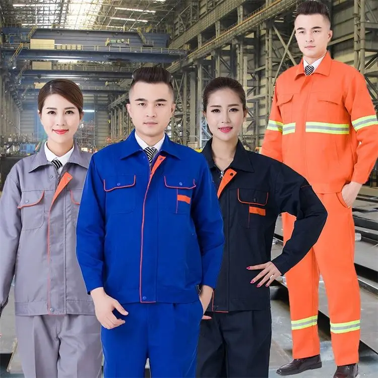 Hot spring and autumn work clothes wholesale construction work clothes fattening and increasing neutral OEM customization Workwe