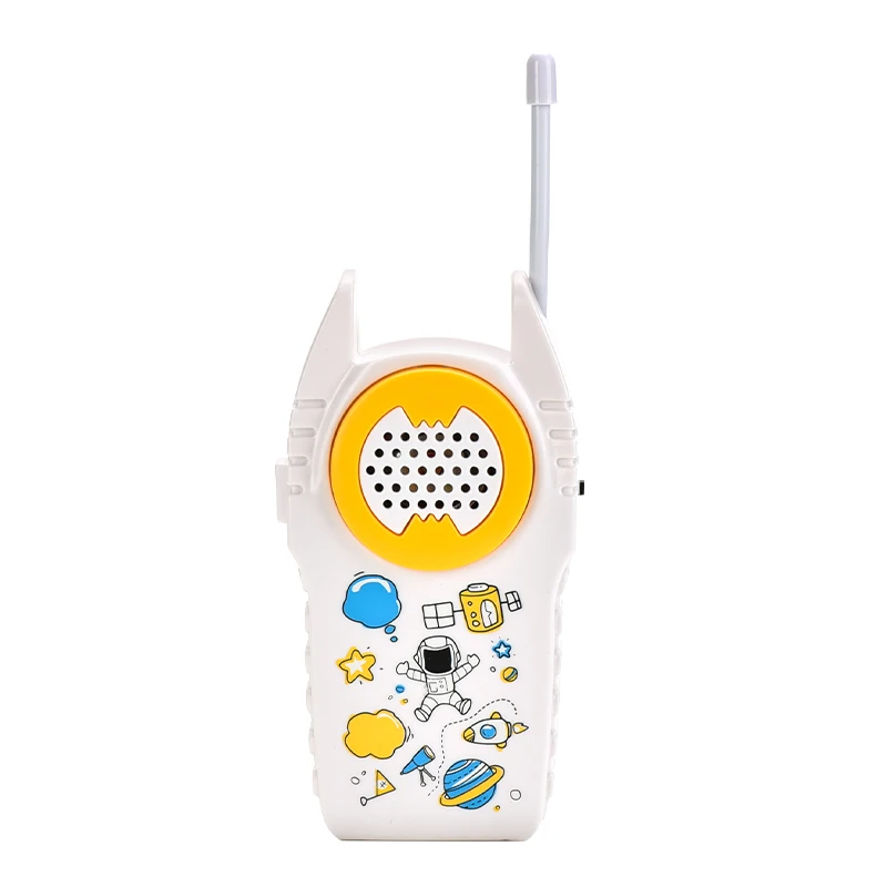 Hot selling battery operated walkie-talkie 500m long range intercom cartoon walkie talkie set for kids