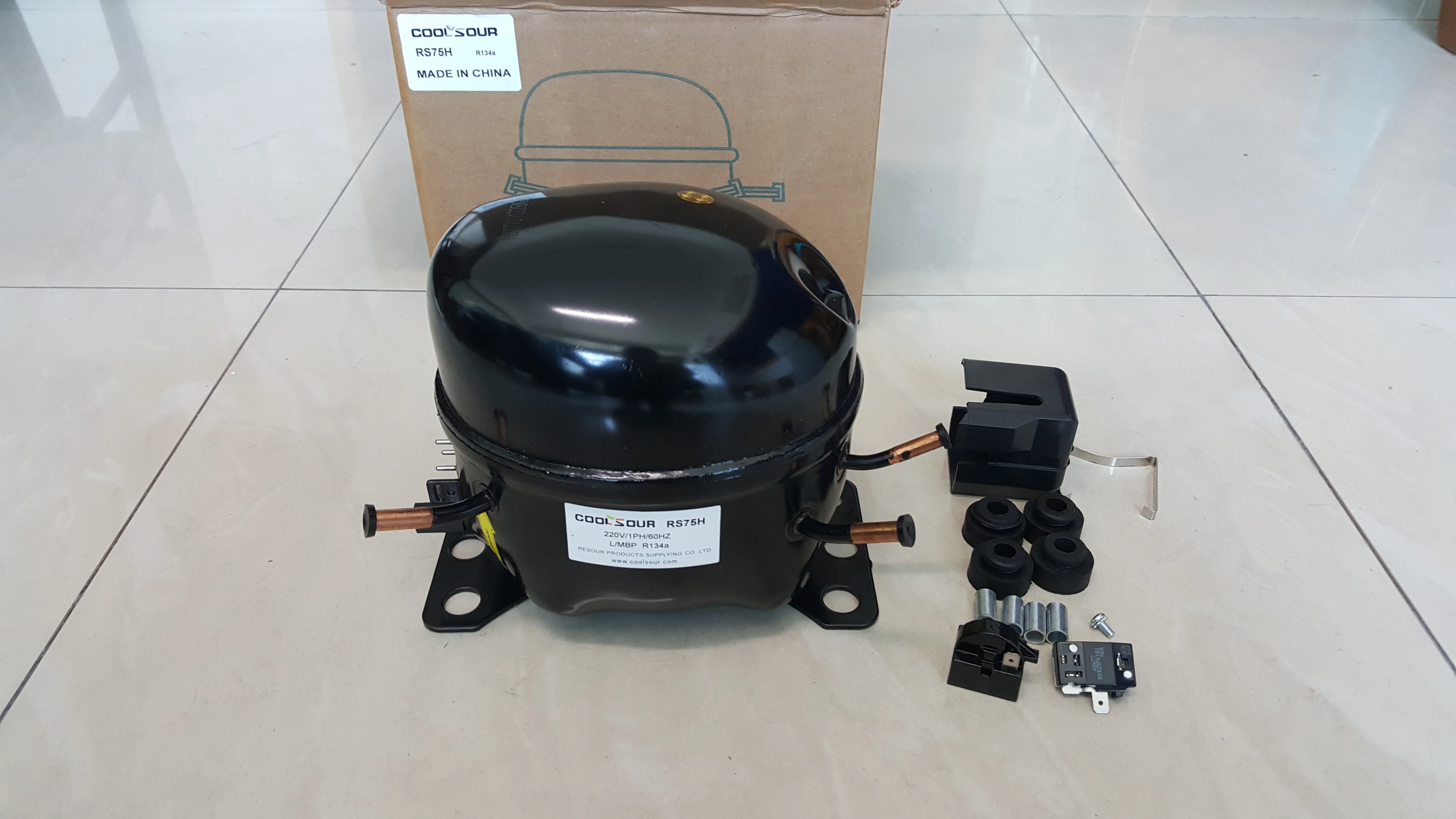  100% новый компрессор холодильника поршневой с R134a R290a и R600a