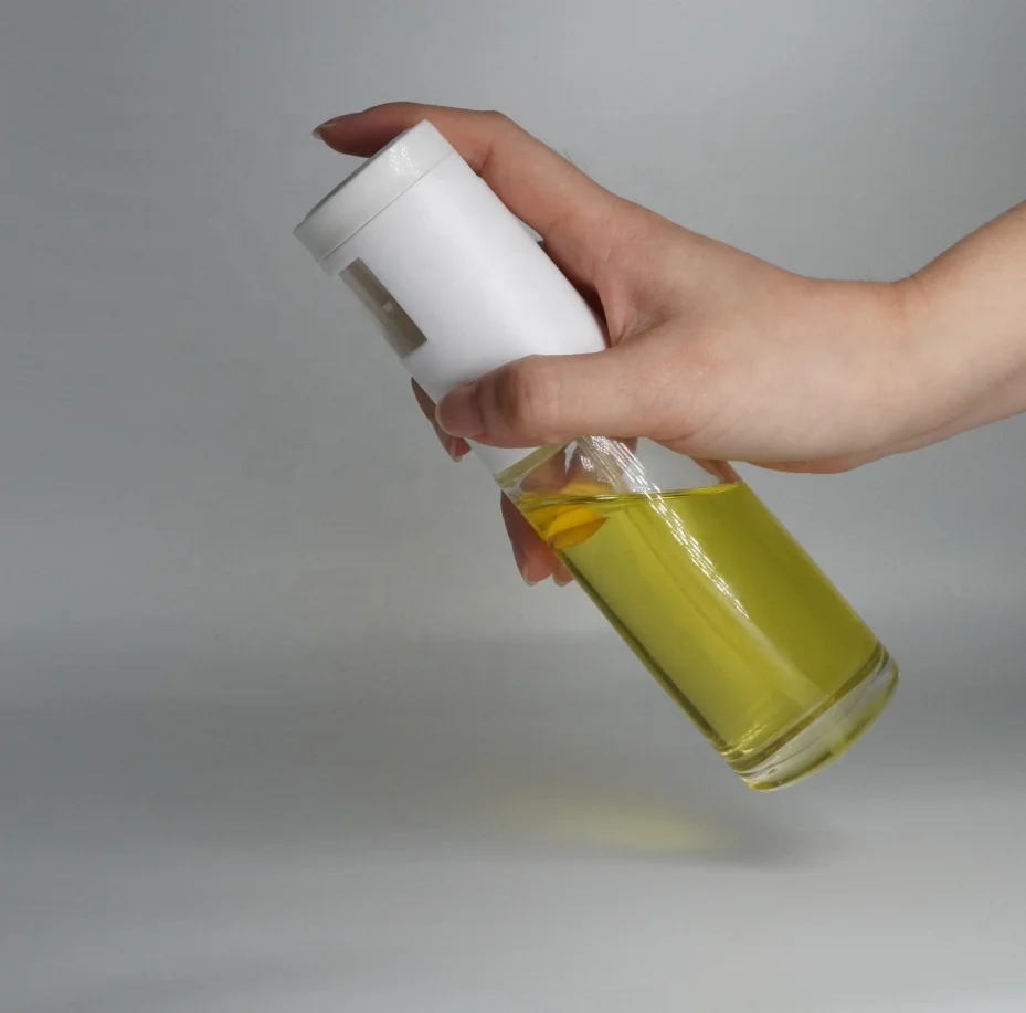Custom  PP Oil Bottle Kitchen Spray, Olive Oil Spray Bottle Extraction Kitchen Salad Cooking BBQ Baking