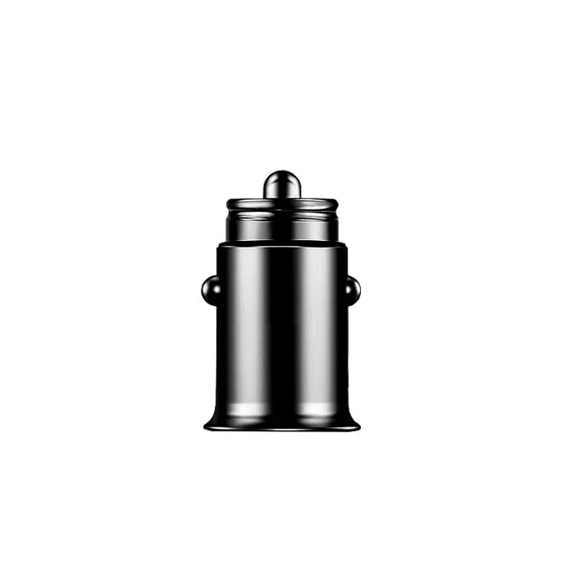 Автомобильное зарядное устройство 2 4a Mini с двумя портами USB адаптер питания для быстрой зарядки мобильного