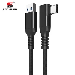 HD VR Cable for Quest link vr Headset 5M USB C Cable for Oculus VR USB3.1 Data Transfer Cable for PC Gaming