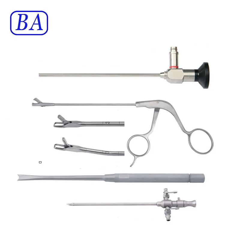 Professional orthopedic surgical knee arthroscopy set