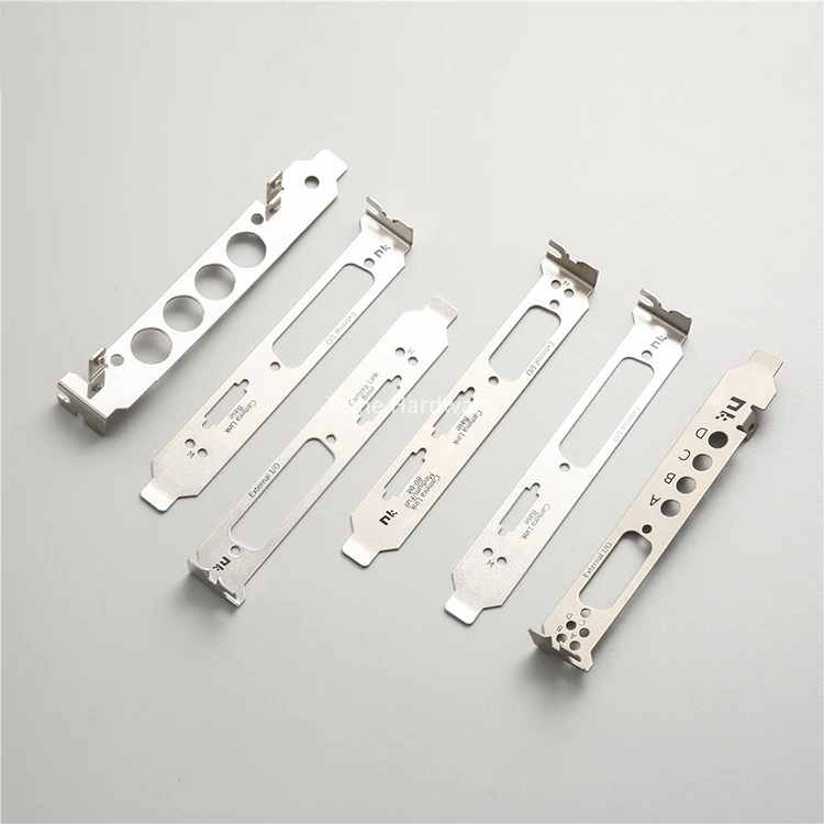 OEM Service Silver Nickel Plating Steel Precision Stamping Angle Bracket