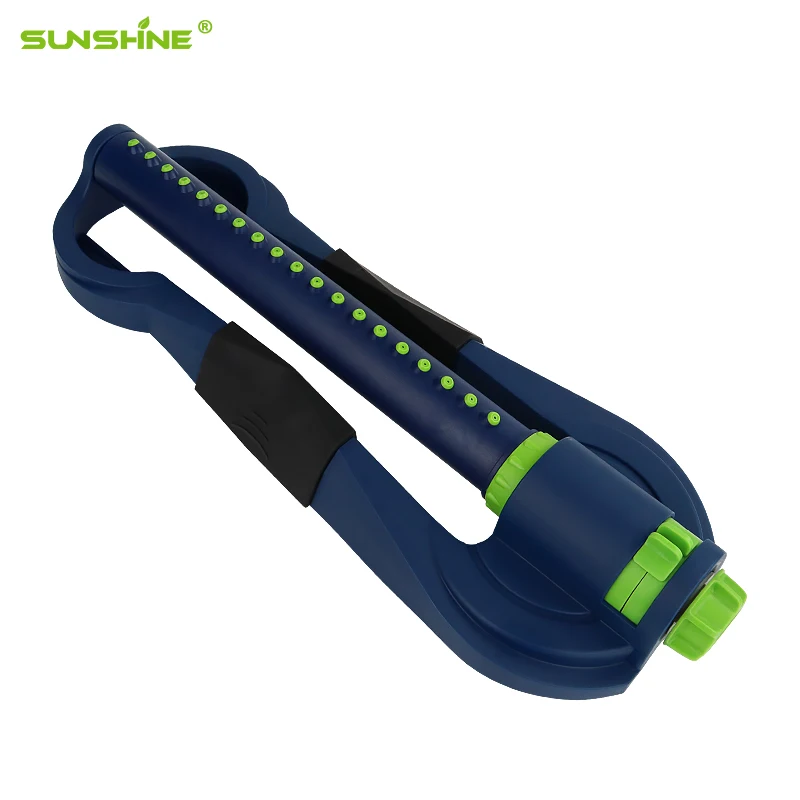 SUNSHINE Oscillating Lawn Sprinkler Plastic Base 19 Holes Water Even Coverage and Spray Pattern Easy Maintenance