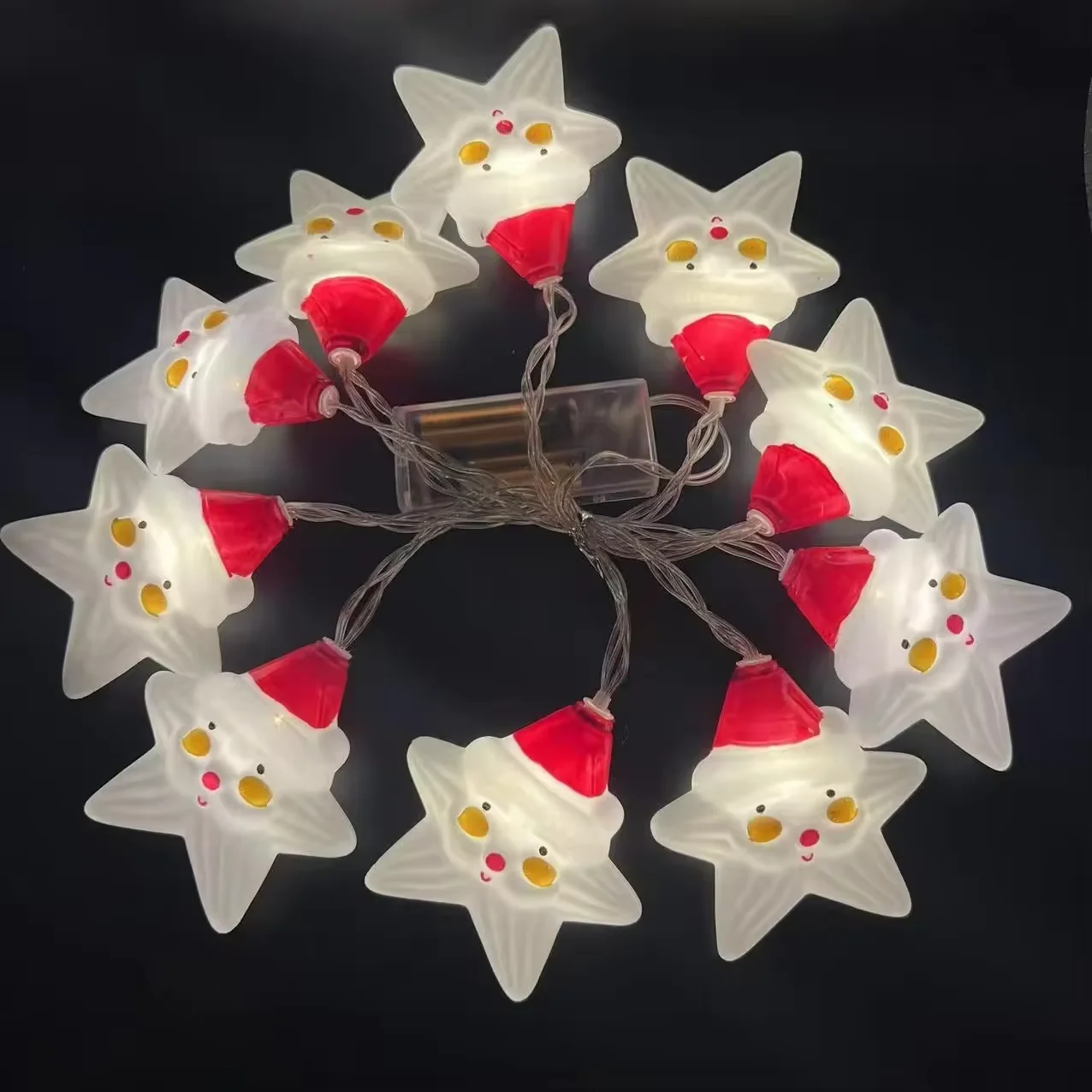 Fashionable Led Christmas Lights for Indoor Xmas Tree Decoration 10Leds Christmas Tree String Lights for Home Garden