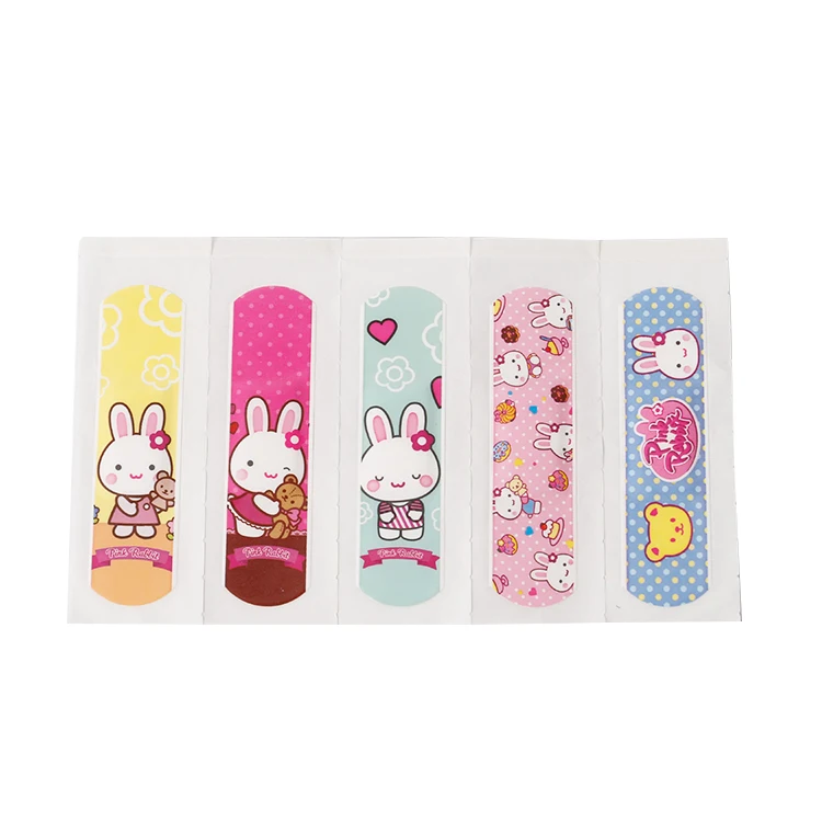 Custom Breathable Waterproof Print Cute Bandage Different Types Of Band Aids