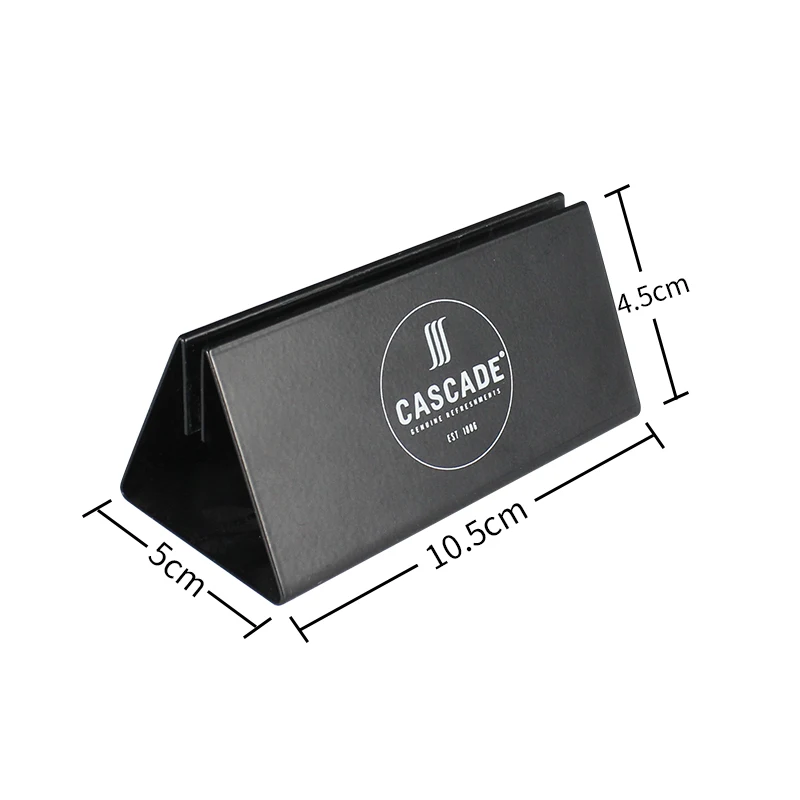 Desktop Stainless steel 430 Menu Holder metal display stand menu reserved restaurant table number holder