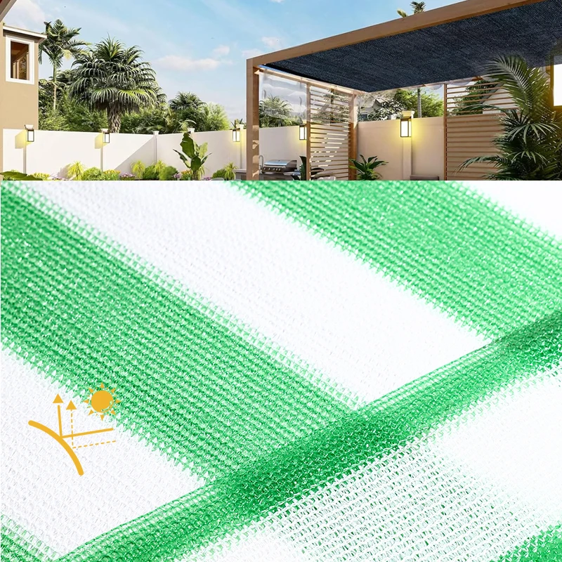 Wholesale 100% Hdpe Green Agricultural Construction Sun Shading Mesh /sun Shade Net For Garden